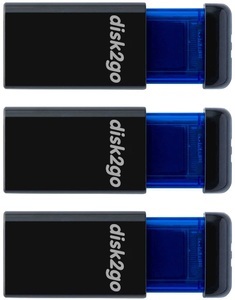 Disk2Go, DISK2GO USB-Stick qlik edge 16GB 30006729 USB 2.0 triple pack, Disk2go USB-Stick qlik edge, 16GB, USB 2.0 triple pack, 30006729