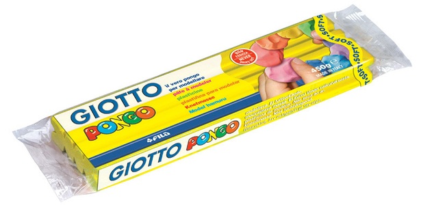 Giotto, Giotto - Modeliermasse Pongo 450g 514401 - Gelb, Giotto Knete Pongo, gelb, 514401, (450g)