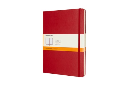 undefined, Moleskine Notizbuch Xlarge, Liniert, Hard Cover, Scharlachrot
