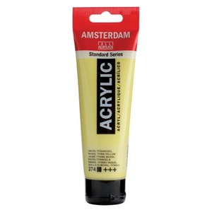 Amsterdam, AMD Akryl 120ML nickeltitangelb, Talens Acrylfarbe Amsterdam, nickeltit.gelb, 17092742, (120ml)