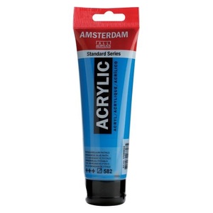 Amsterdam, AMSTERDAM ACRYL 120ML MANGANBLAU, Talens Acrylfarbe Amsterdam, manganblau photo, 17095822, (120ml)
