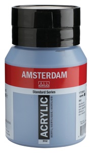 Amsterdam, AMSTERDAM ACRYL 500ML GRAUBLAU, Talens Acrylfarbe Amsterdam, graublau, 17725622, (500ml)
