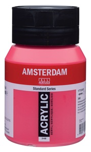 Amsterdam, AMSTERDAM ACRYL 500ML PERM.ROT PURPUR, Talens Acrylfarbe Amsterdam, permanent rot purpur, 17723482, (500ml)