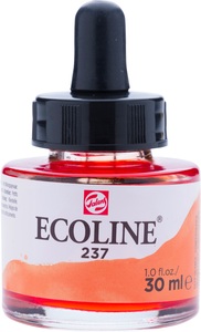 Talens, TALENS Deckfarbe Ecoline 30ml 11252371 deep orange, Talens Deckfarbe Ecoline, deep orange, 11252371, (30ml)