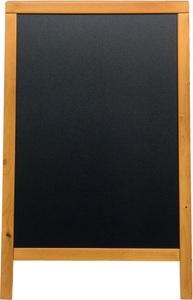 Securit, Securit Kreidetafel Teak Finish 55 x, Securit Gehwegtafel m. Holzrahmen, 85cm x 54.5cm x 44cm, SBDW-TE-85