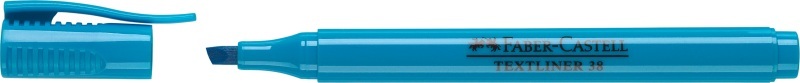 Faber-Castell, FABER-CASTELL Textmarker 38 1-4mm 157751 blau