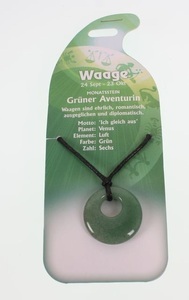 ROOST, ROOST Halsband Waage G255 Gr. Aventurin