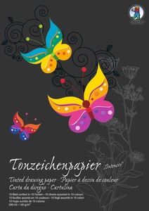 URSUS Tonzeichenpapier-Block A3 2154099SE 130g. intensiv 10 Blatt