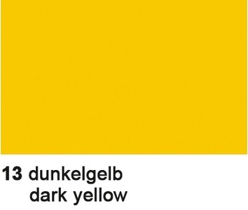 URSUS Tonzeichenpapier A3 2174013 130g. dunkelgelb 100 Blatt