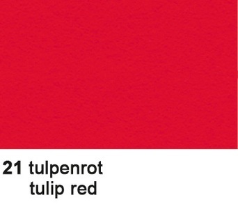 URSUS Tonzeichenpapier A3 2174021 130g. tulpenrot 100 Blatt