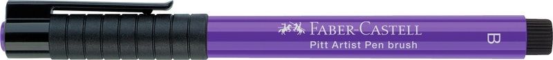 Faber-Castell, FABER-CASTELL Pitt Artist Pen Brush 2.5mm 167436 purpurviolett, Faber-Castell Pitt Artist Pen Brush, 2.5mm, purpurviolett, 167436