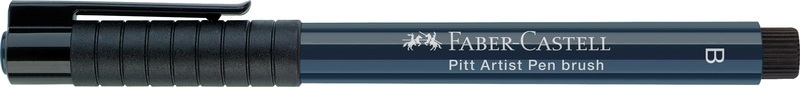 Faber-Castell, FABER-CASTELL Pitt Artist Pen Brush 2.5mm 167457 indigo dunkel, Faber-Castell Pitt Artist Pen Brush, 2.5mm, indigo dunkel, 167457