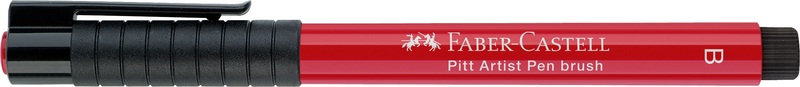 Faber-Castell, FABER-CASTELL Pitt Artist Pen Brush 2.5mm 167419 scharlachrot tief, Faber-Castell Pitt Artist Pen Brush, 2.5mm, scharlachrot tief, 167419