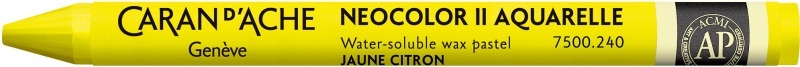 Caran d'ache, CARAN D'ACHE Wachsmalstift Neocolor II 7500.240 gelb, Caran d'Ache Wachsmalstift, Neocolo II, gelb, 7500.240