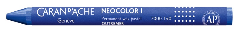Caran d'ache, CARAN D'ACHE Wachsmalstift Neocolor 1 7000.140 ultramarin, Caran d'Ache Wachsmalstift, Neocolor 1, blau, 7000.140