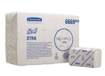 KIMBERLY, KIMBERLY Falthandtuch Essential KCD 6669 W-Falz, 1-lagig 3600 Stk., Scott Essential Falthandtücher Z-falz Weiss 1-lagig 6669 15 Stück à 240 Blatt