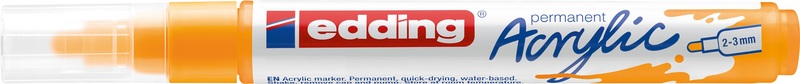 edding, edding Acrylmarker 5100, sonnengelb, Edding Acrylmarker 5100, 2-3mm, sonnengelb sdm, 5100-906