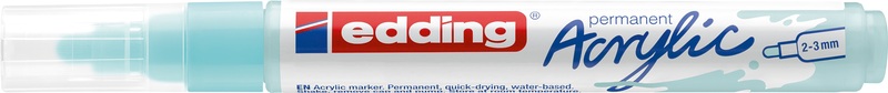 edding, edding Acrylmarker 5100, pastellblau, Edding Acrylmarker 5100, 2-3mm, pastellblau sdm, 5100-916
