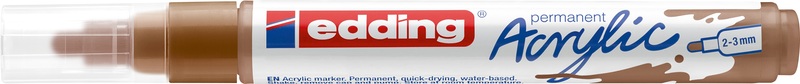 edding, EDDING Acrylmarker 5100 2-3mm 5100-919 haselnuss sdm, Edding Acrylmarker 5100, 2-3mm, haselnuss sdm, 5100-919