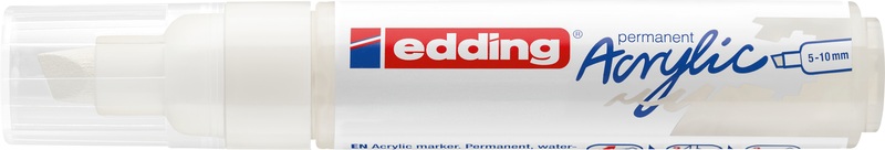 edding, EDDING Acrylmarker 5000 5-10mm 5000-922 verk.weiss sdm, Edding Acrylmarker 5000, 5-10mm, verkehrsweiss sdm, 5000-922