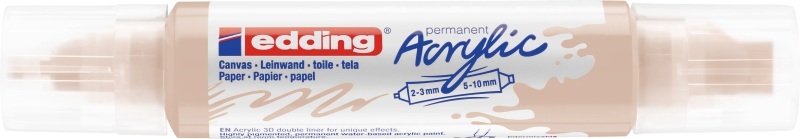 EDDING Acrylmarker 5400 double liner 5400-255 warmbeige