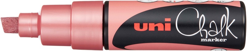uni-ball, UNI-BALL Chalk Marker 8mm PWE-8K METALLIC RED Metallic rot