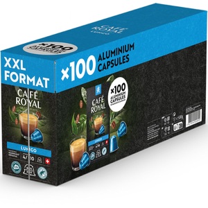 Café Royal, Lungo 100 Kapseln, Café Royal Kaffee-Kapseln aus Aluminium