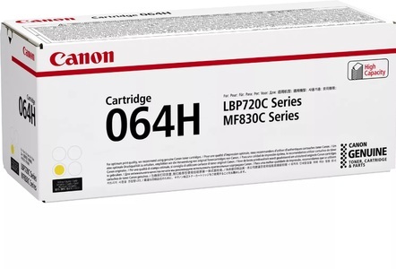 undefined, Canon 064H Tonerkartusche 1 Stück(e) Original Gelb, Canon H064Hy Toner XL y - Canon CRG-064H y, 4932C001 für z.B. Canon iSENSYS LBP 722 Cdw, Canon iSENSYS MF 832 Cdw, Canon iSENSYS LBP 732 Cdw
