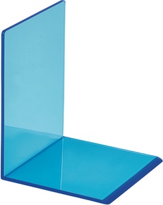 Maul, Maul Buchstütze 3513631 Produktabmessung, Höhe:130 mm Neonblau 2 St., MAUL Buchstütze 10x10x13cm 3513631 transparent blau 2 Stück