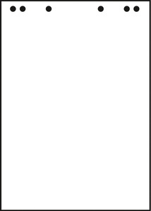 Landre, Landré Flipchart-Block, 5 Stück, aus 100% Recycling-Papier, blanko, Landré Flipchart Block 68 x 98 cm, blanko, Weiss, 5 Stück