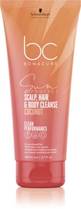 Schwarzkopf, BC Sun Protect - Scap, Hair & Body Cleanse Coconut, Schwarzkopf Professional BC Sun 3-in-1 Scalp, Hair & Body Cleanse 200 ml