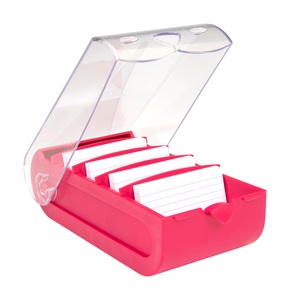 Biella, Karteikasten Karteikasten, Biella Karteibox Bunny A8 100 Karten, Pink