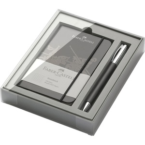 Faber-Castell, Faber-Castell Kugelschreiber AMBITION Edelharz, Geschenkset schwarz, Faber-Castell Kugelschreiber »Ambiti«