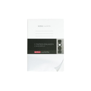 Herlitz, Herlitz Notizbuch A4 Gepunktetes Papier Weiß, HERLITZ my.book flex Refill A4 2x40 B. 50033805 punktiert