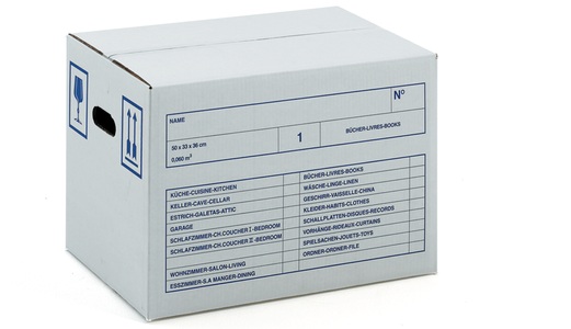 Neutral, NEUTRAL Umzugskarton 289365 50X33X36cm 10 Stk., Antalis Umzugsbox 50 x 33 x 36 cm 10 Stück, Weiss