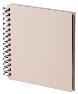 undefined, Rössler Soho Fotoalbum Beige 60 Blätter, RÖSSLER Fotoalbum 1329452585 18x18cm, powder/schwarz