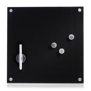 Micasa, Magnettafel VICTOR, Micasa, ZELLER Glas-Magnettafel 11602 schwarz, 40x40cm