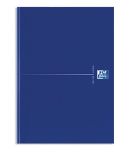 Oxford, OXFORD Office Essentials A4 Fallgebunden Blau Pappcover Notizbuch kariert 96 Blatt, Gebundenes Notizbuch Original Blue A4, 96 Blatt, kariert 5mm