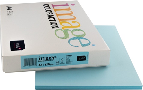 Image Coloraction, Image Coloraction Kopierpapier, Iceberg, A4, 120g, eisblau, 159.969, (250 Blatt), IMAGE COLORACTION Kopierpapier Iceberg A4 159.969 120g eisblau 250 Blatt