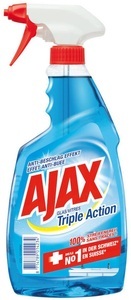 Ajax, AJAX Glas- und Fensterreiniger TRIPLE ACTION DUO, AJAX Glasreiniger 812221 Triple Action, Duo-Pack
