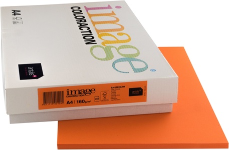 Image Coloraction, Image Coloraction Kopierpapier, Amsterdam, A4, 160g, orange, 159.945, (250 Blatt), IMAGE COLORACTION Kopierpapier Amsterdam A4 159.945 160g orange 250 Blatt