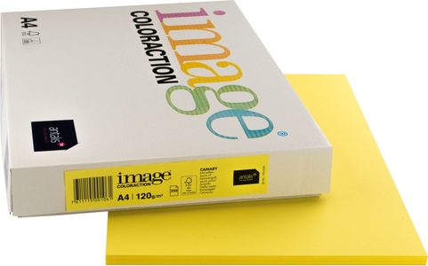 Image Coloraction, Image Coloraction Kopierpapier, Canary, A4, kanariengelb, 120g, 159.929, (250 Blatt), IMAGE COLORACTION Kopierpapier Canary A4 159.929 kanariengelb, 120g 250 Blatt