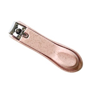 Herba, Herba Nagelknipser mit Auffangschale Weizenstroh PP rosa (1 Stück), Herba.Nagelknipser mit Auffangschale Weizen, rosa