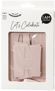 Micasa, Girlande BIRTHDAY, Micasa, I AM CREATIVE Girlande, Birthday,rosa,230cm 6010.964 2 Stück