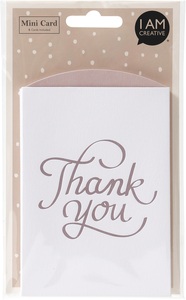 I am Creative, Thank you Karten-Set, 8 tlg., I AM CREATIVE Karten-Set 4088.86 Thank you, 8 tlg.