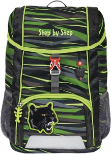 STEP BY STEP, STEP BY STEP Rucksack-Set KID 213361 Wild Cat Chiko, Step by Step - KiGa Rucksack-Set 3tlg, 35X26X17CM, Grün