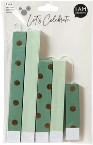 Micasa, Deko Fächer DOTS, Micasa, I AM CREATIVE Deko Fächer mint 6010.968 gepunktet, 6 Seiten