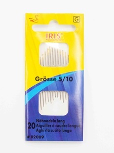 Iris, Iris Nähnadeln lang 5/10, Iris Nähnadeln lang 5/10