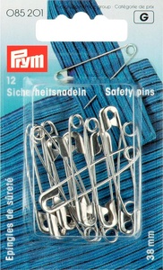 Prym -  Sicherheitsnadel Nr. 2, 38 mm, 12 Stück