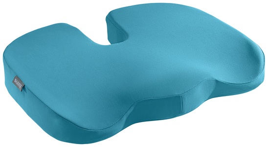 Leitz, Leitz Ergo Cosy Ergonomisches Sitzkissen 5284 Schaumstoff Waschbar 455 x 75 x 355 mm Blau, Leitz Sitzkissen 52840061 Ergo Cosy 1 St.